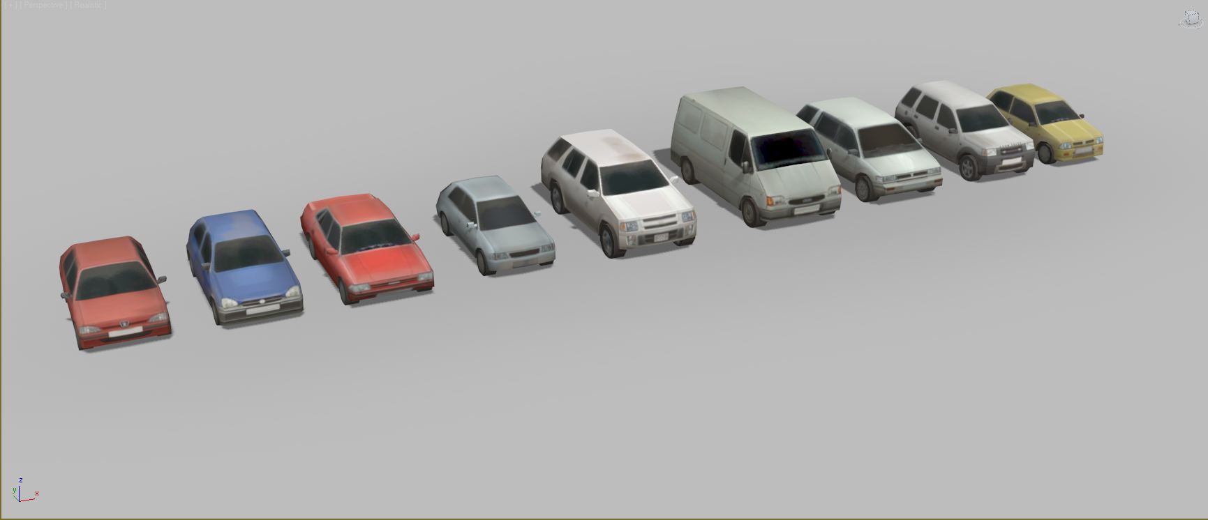 一般的な車 3d model