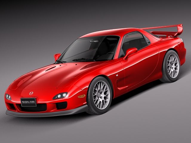 Mazda RX-7 1998 - 2002 modelo 3d