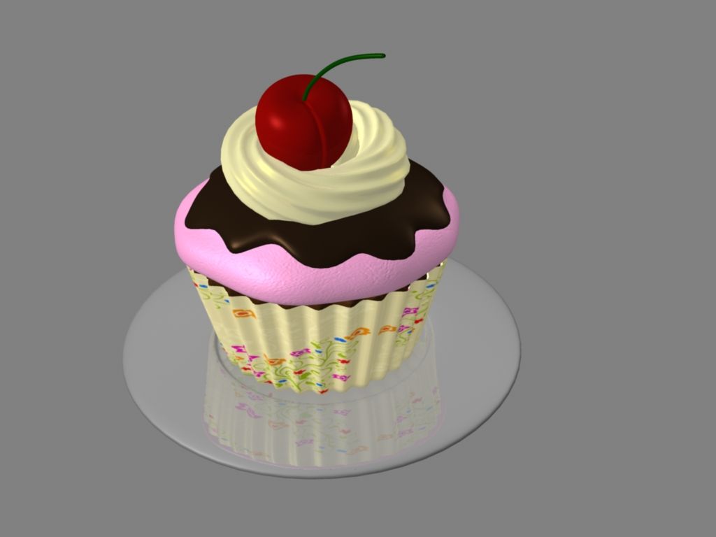 Petit gâteau 3d model