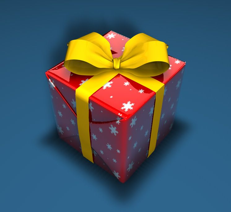 Christmas Present (2) 3d model