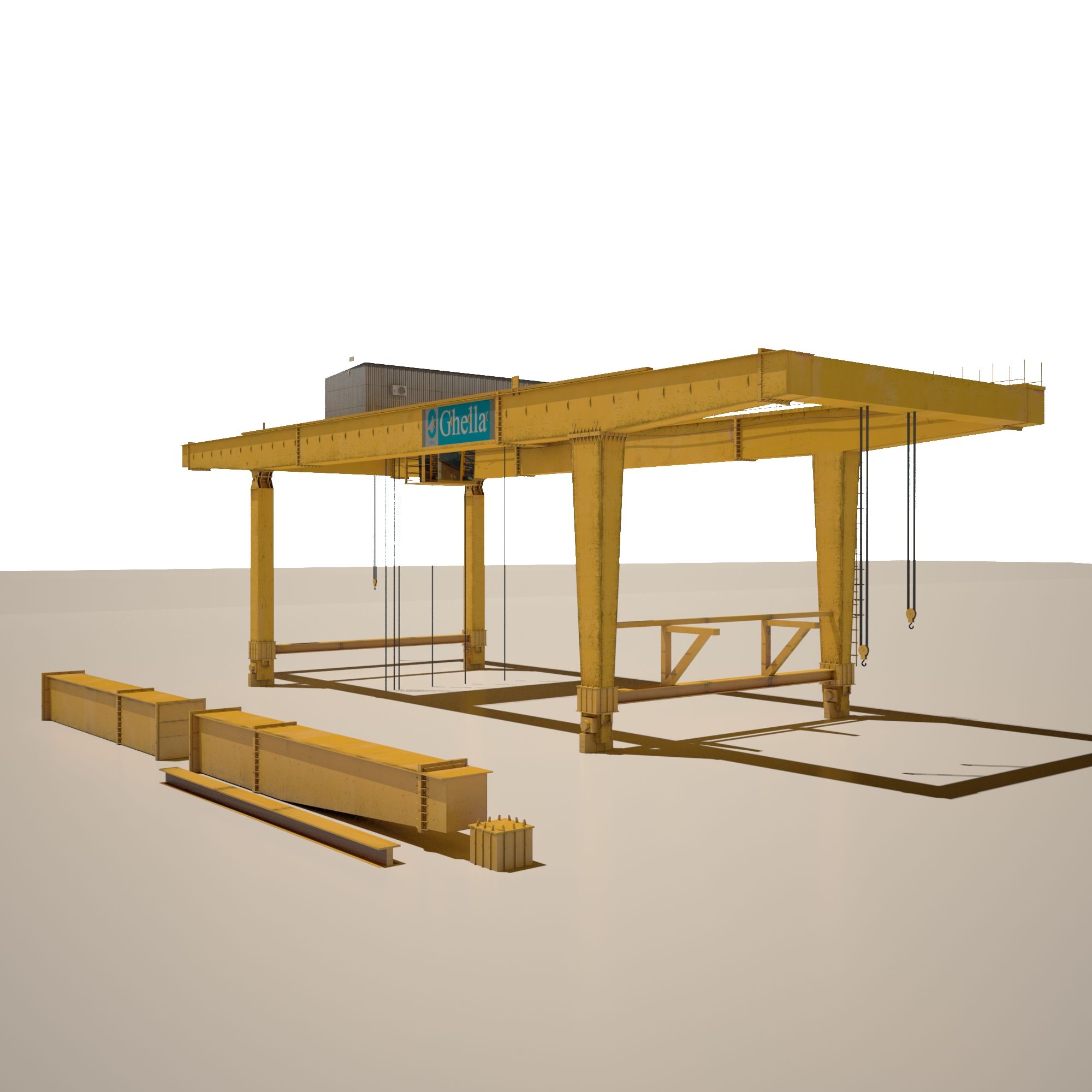 Gantry Crane 3d model