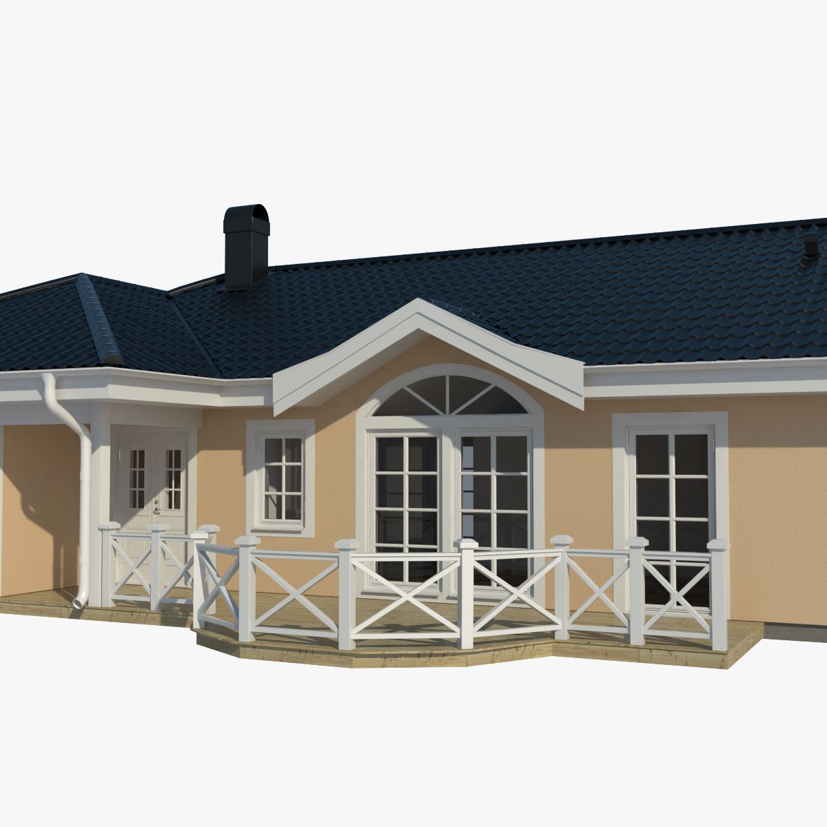 Casa royalty-free modelo 3d - Preview no. 3