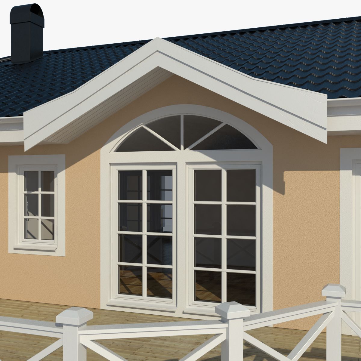 Casa royalty-free modelo 3d - Preview no. 4