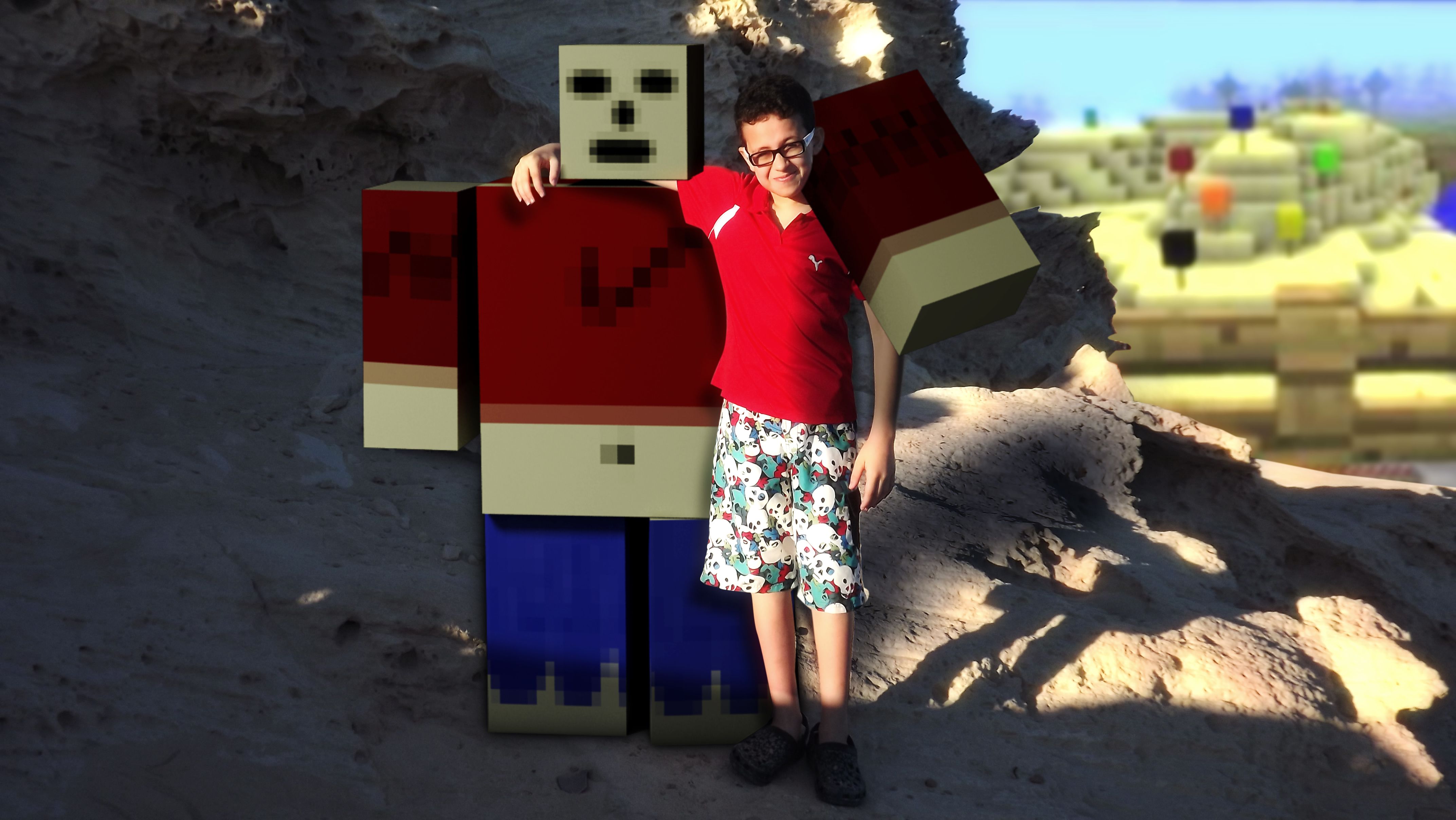 Personaggio di Minecraft 3d model