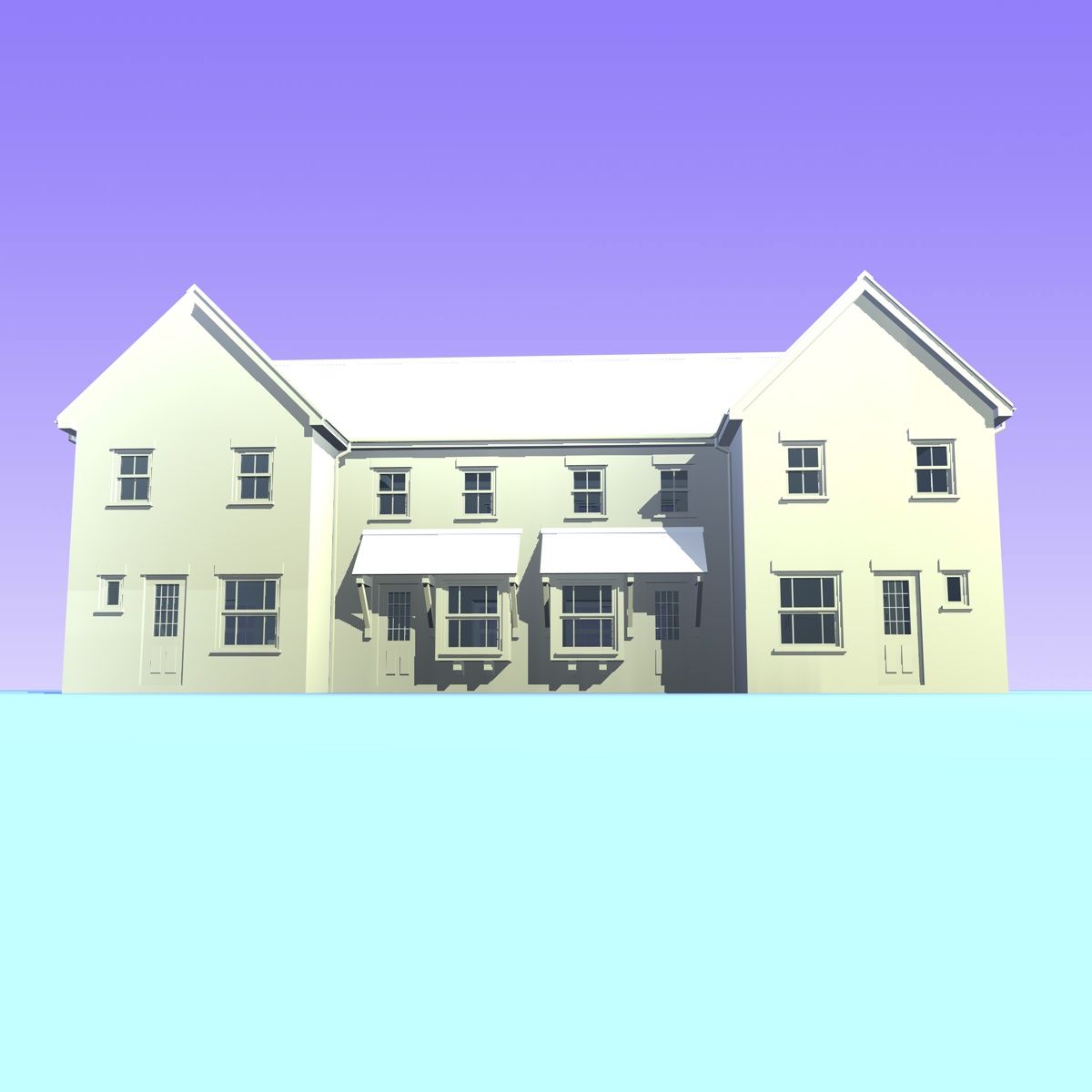 British House Unit 14 modelo 3d