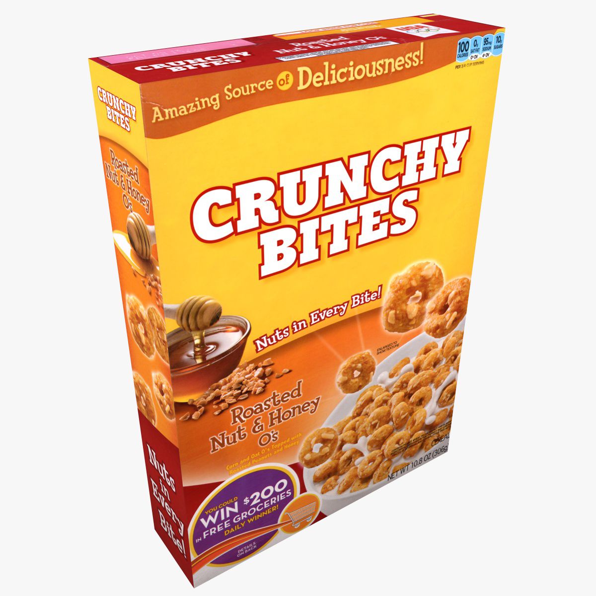 Cereal Box 01 3d model