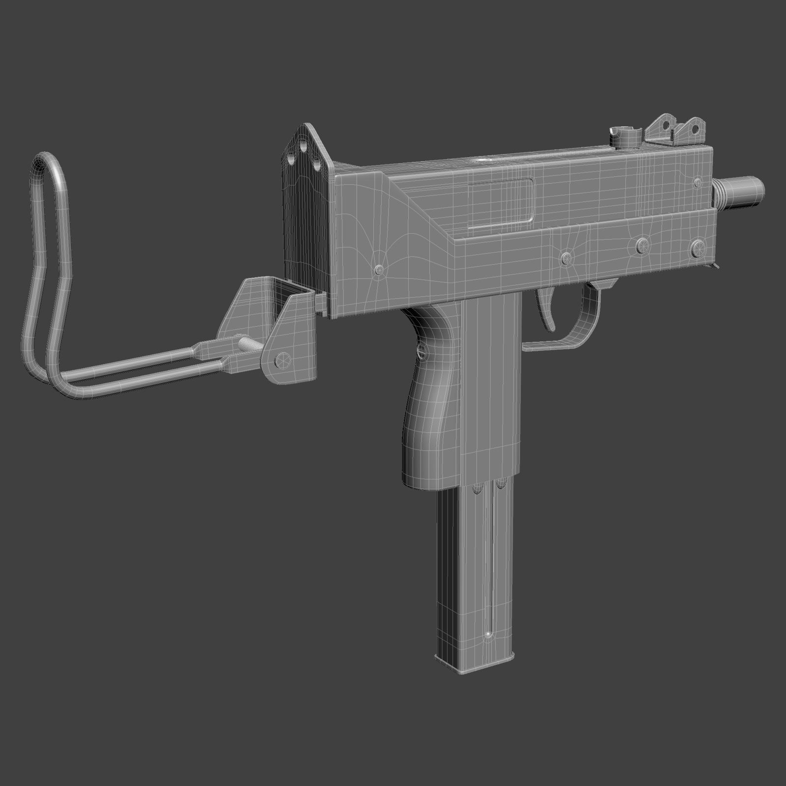 MAC 11 royalty-free 3d model - Preview no. 16