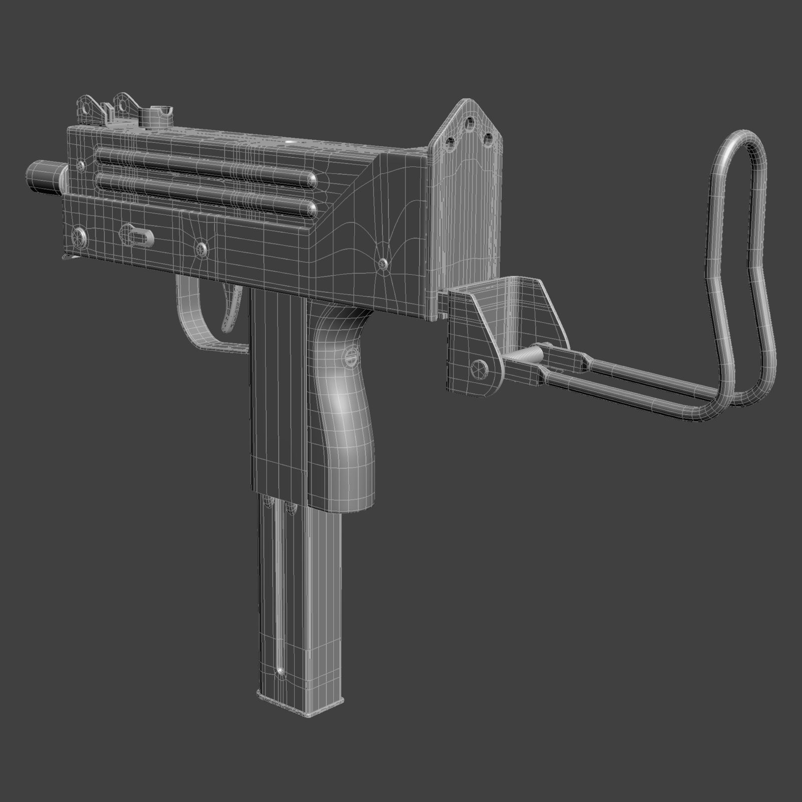 MAC 11 royalty-free 3d model - Preview no. 18