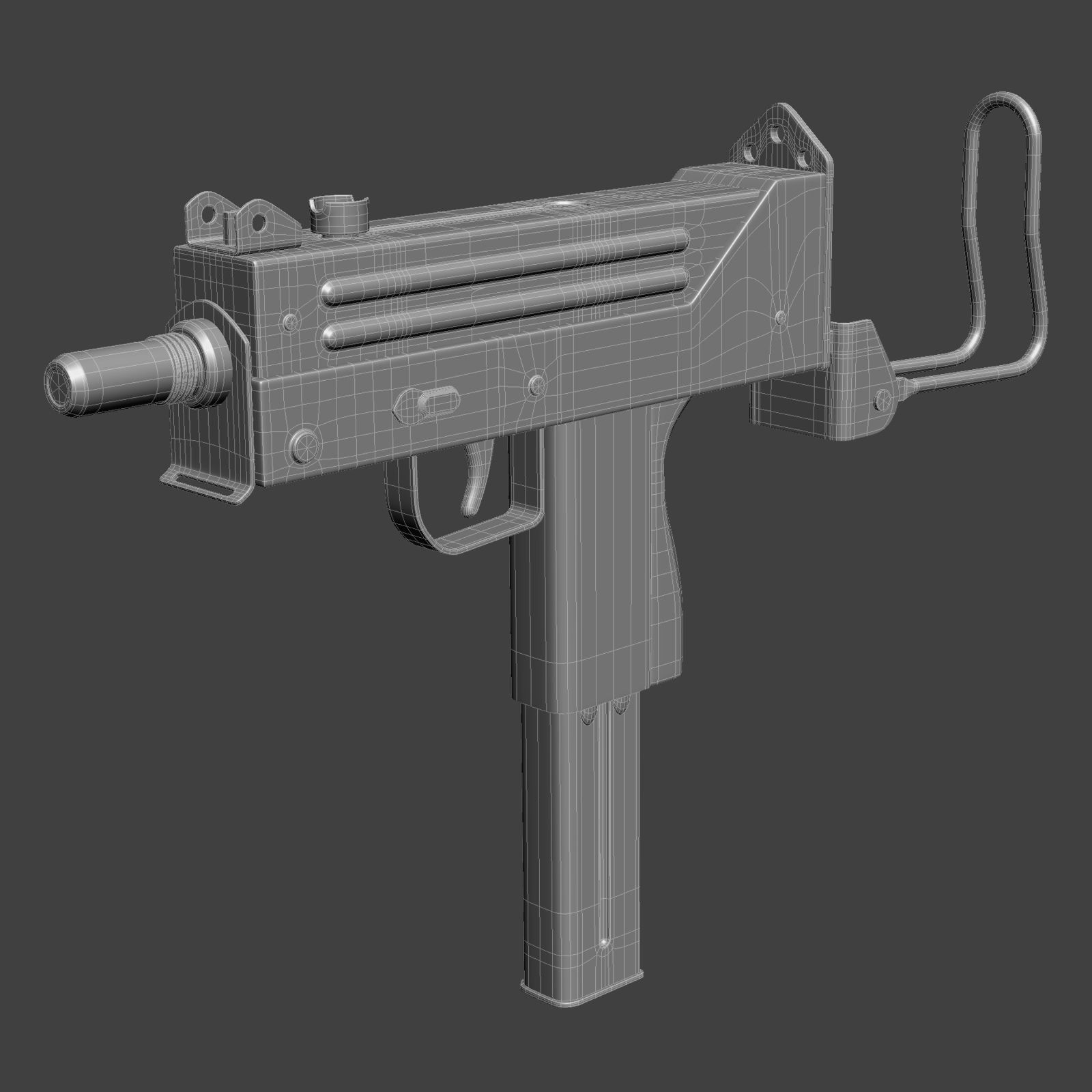 MAC 11 royalty-free 3d model - Preview no. 19