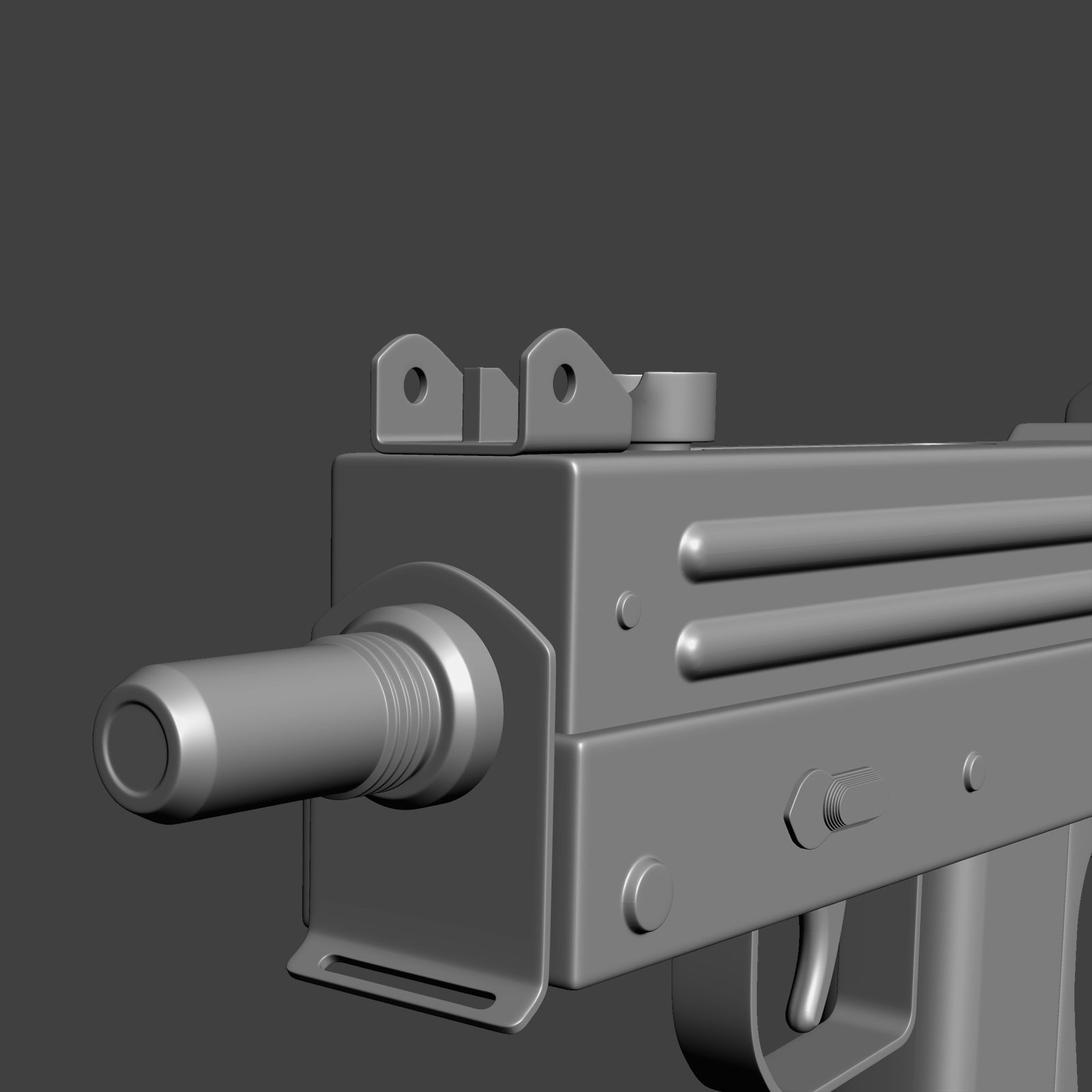 MAC 11 royalty-free 3d model - Preview no. 11