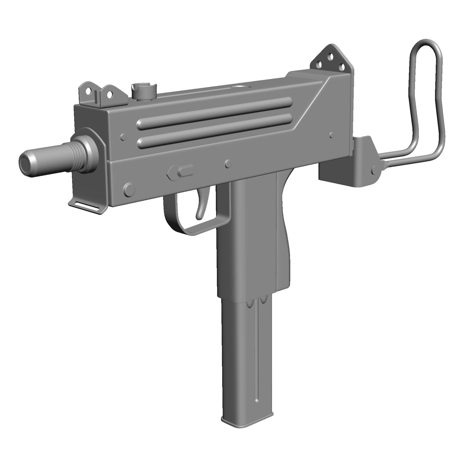 MAC 11 royalty-free 3d model - Preview no. 1