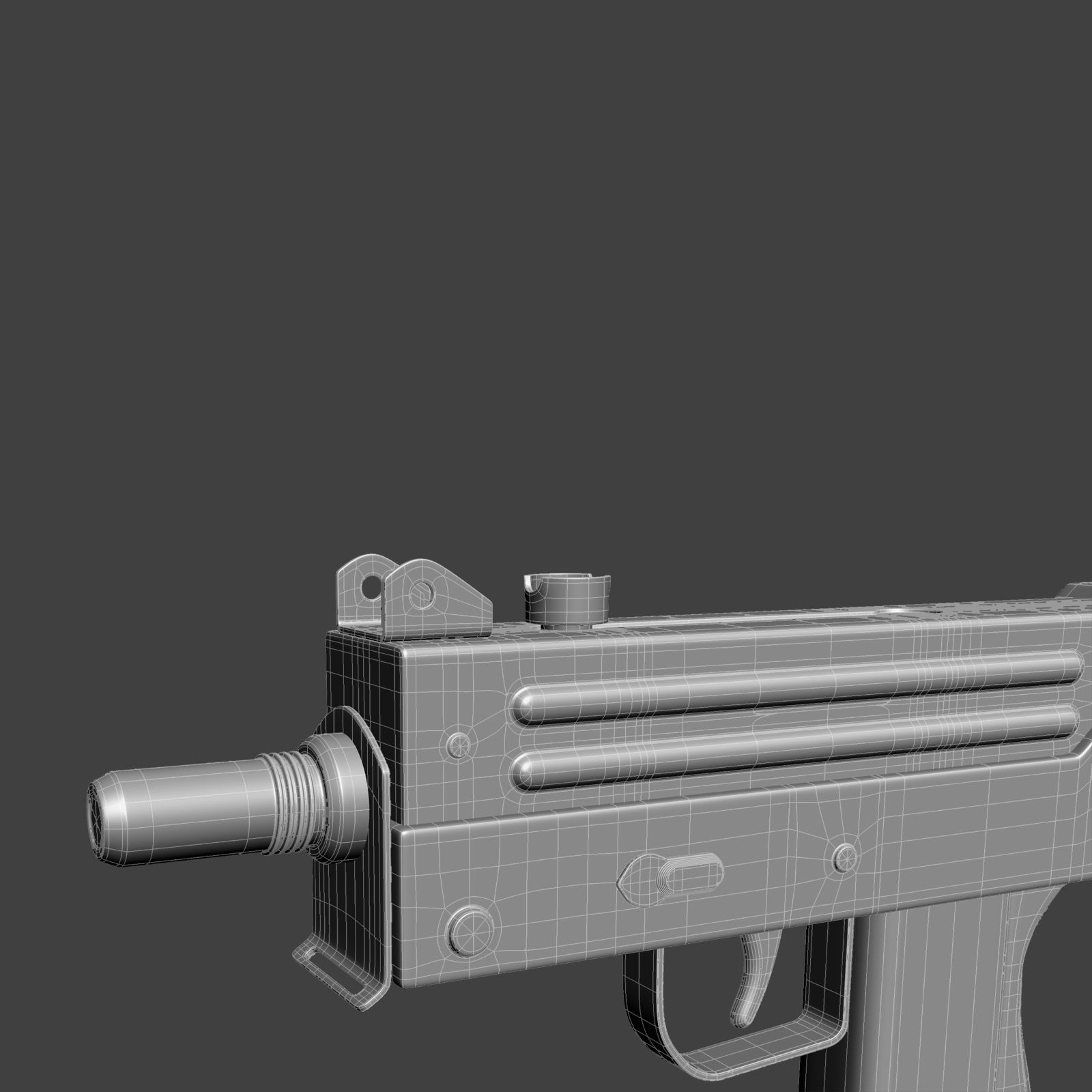 MAC 11 royalty-free 3d model - Preview no. 23