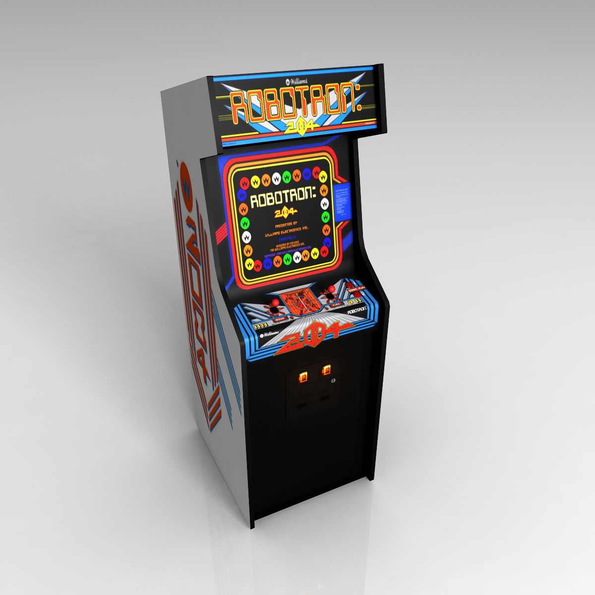 Robotron Arcade Game 3d model