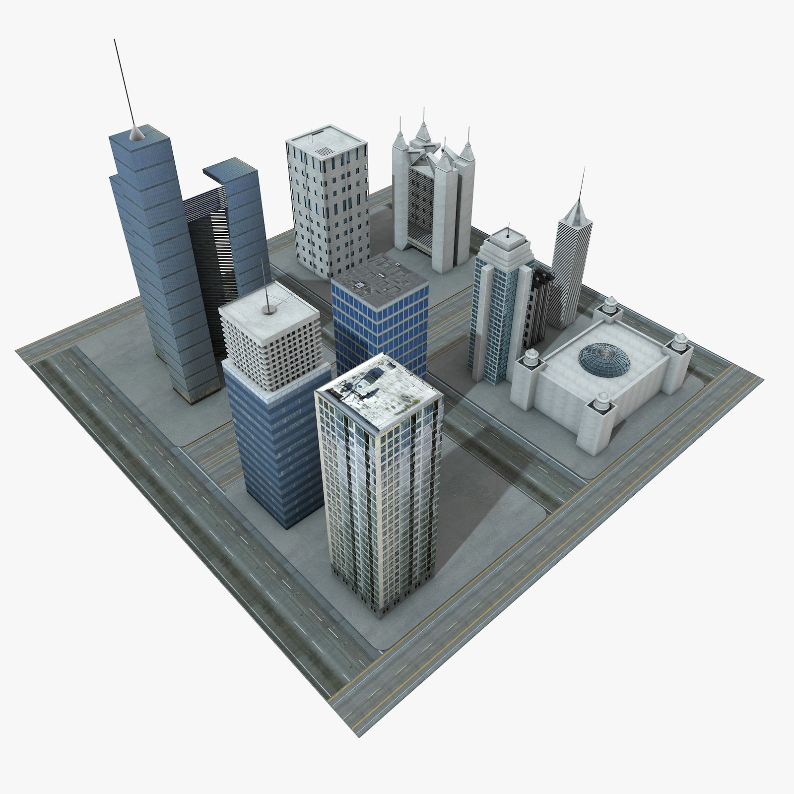 City Block 3d model