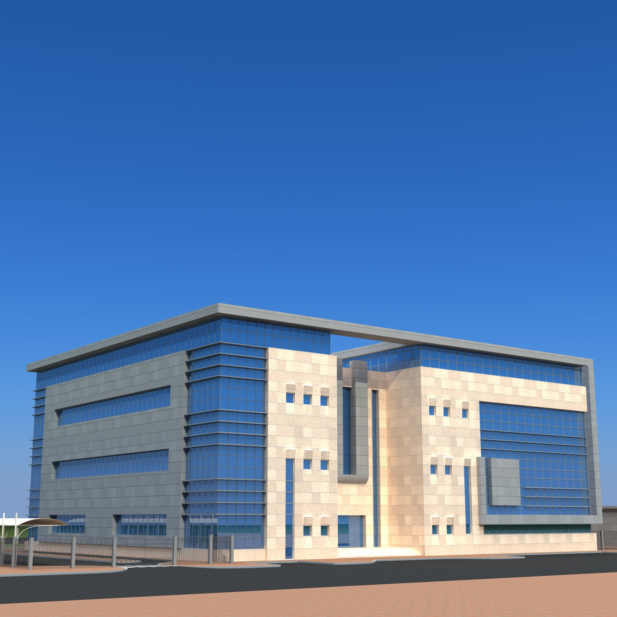 Architecture Office Building 3d model