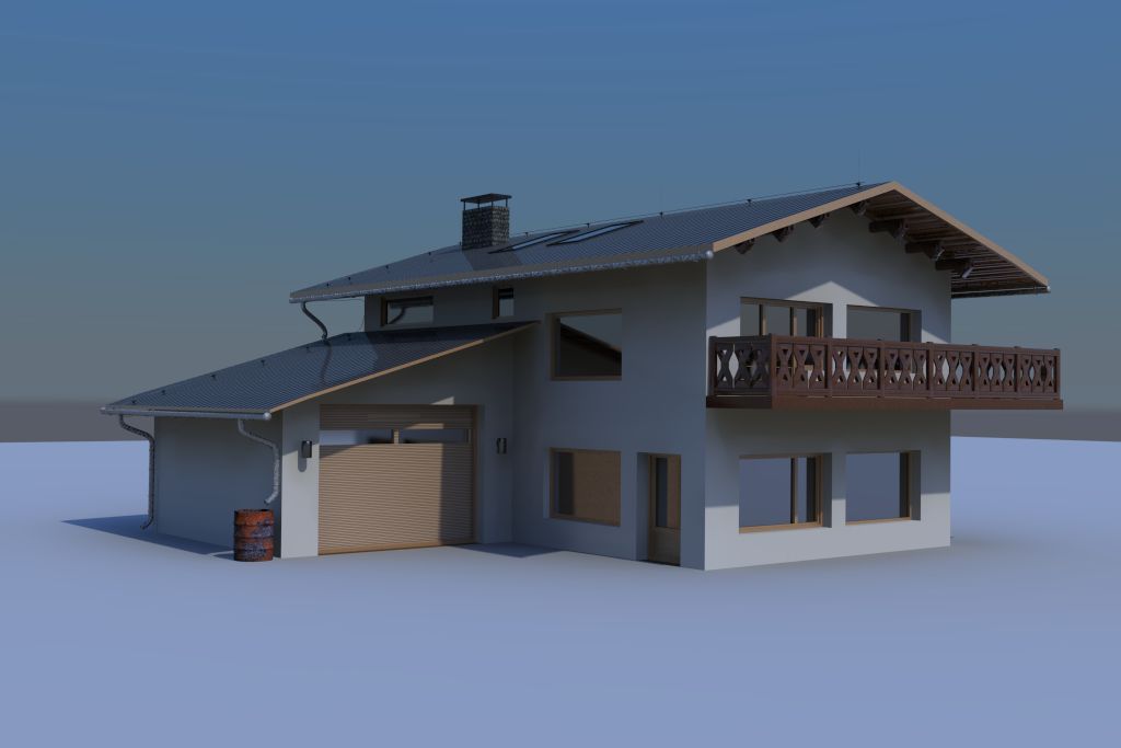 Ev 3 HQ - Alp tarzı 3d model