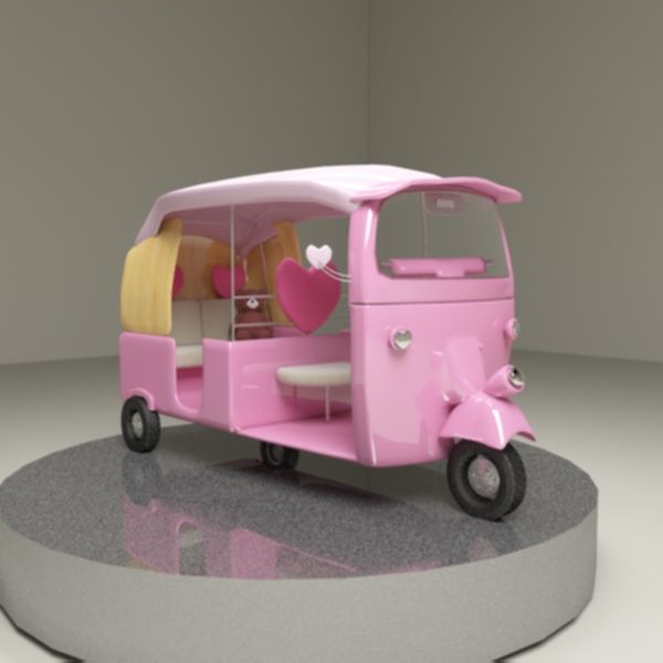 tuk tuk 3d model