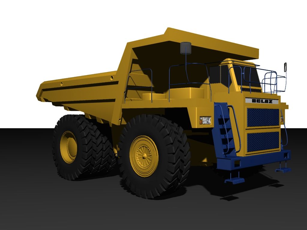 BelAZ 7555 3d model