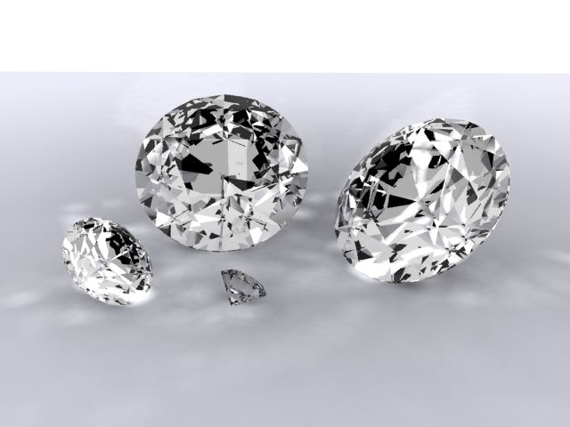 Diamonds 3d model