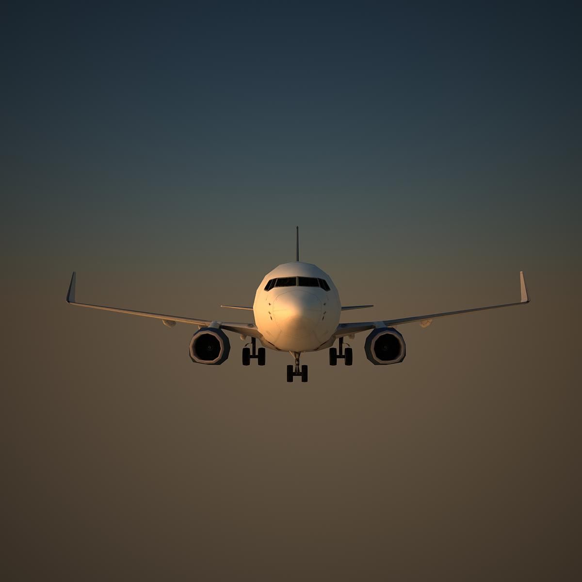 B738 AMX royalty-free 3d model - Preview no. 2