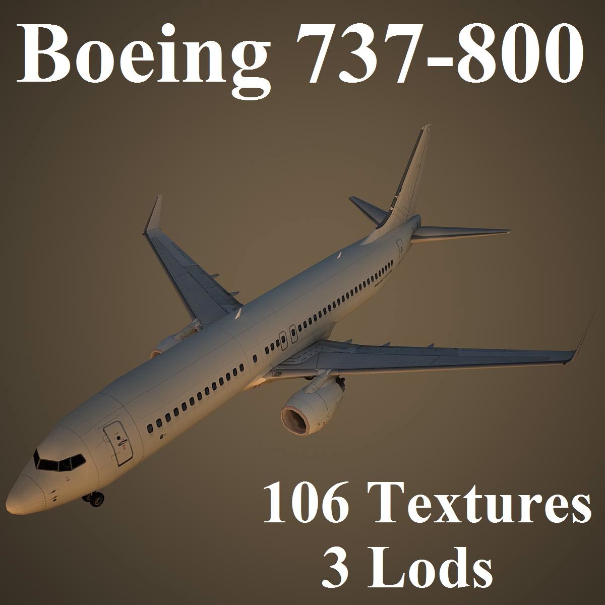 B738 3d model