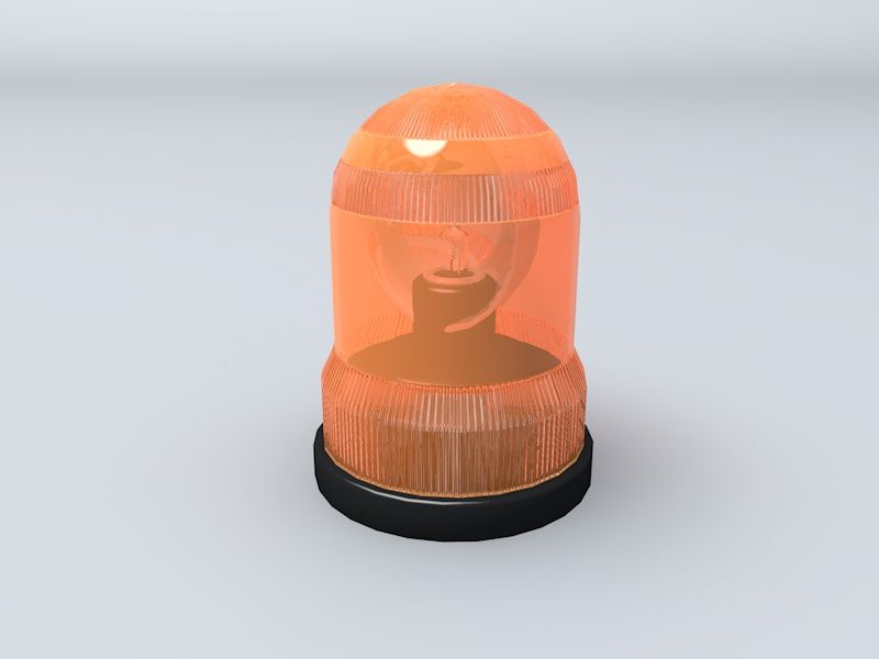 strobe beacon 3d model