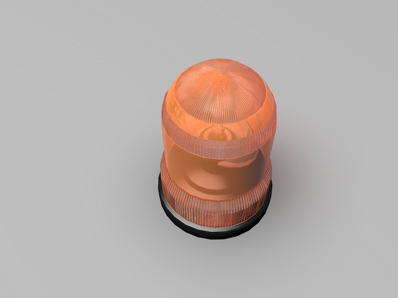 strobe beacon royalty-free 3d model - Preview no. 4