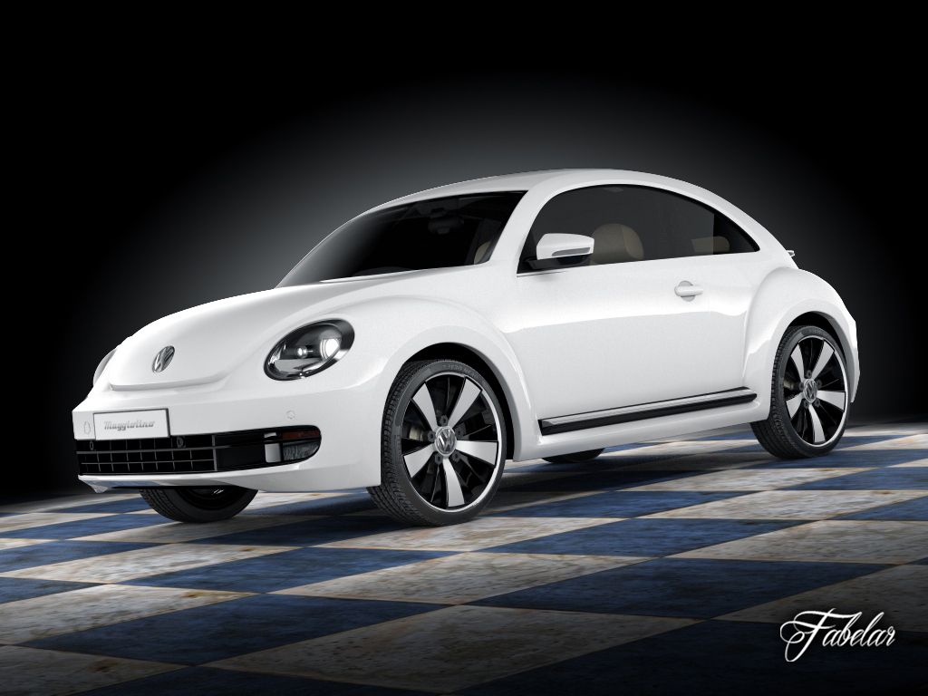 Volkswagen Maggiolino 2013 3d model