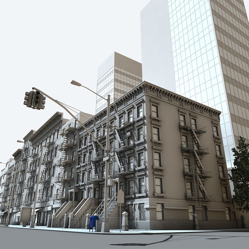 City Block 3d model