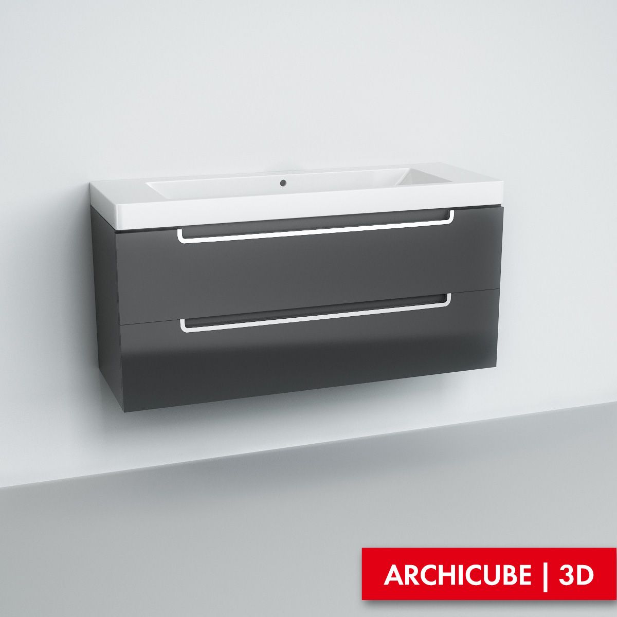 Armadio per lavabo 3d model