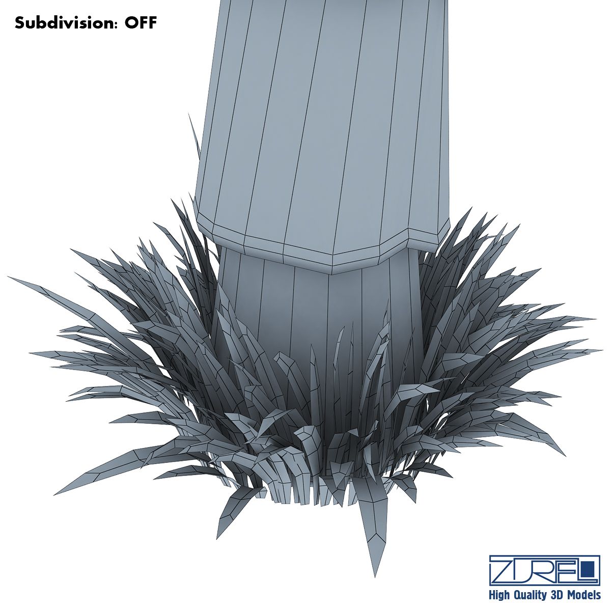 Palm tree royalty-free 3d model - Preview no. 13