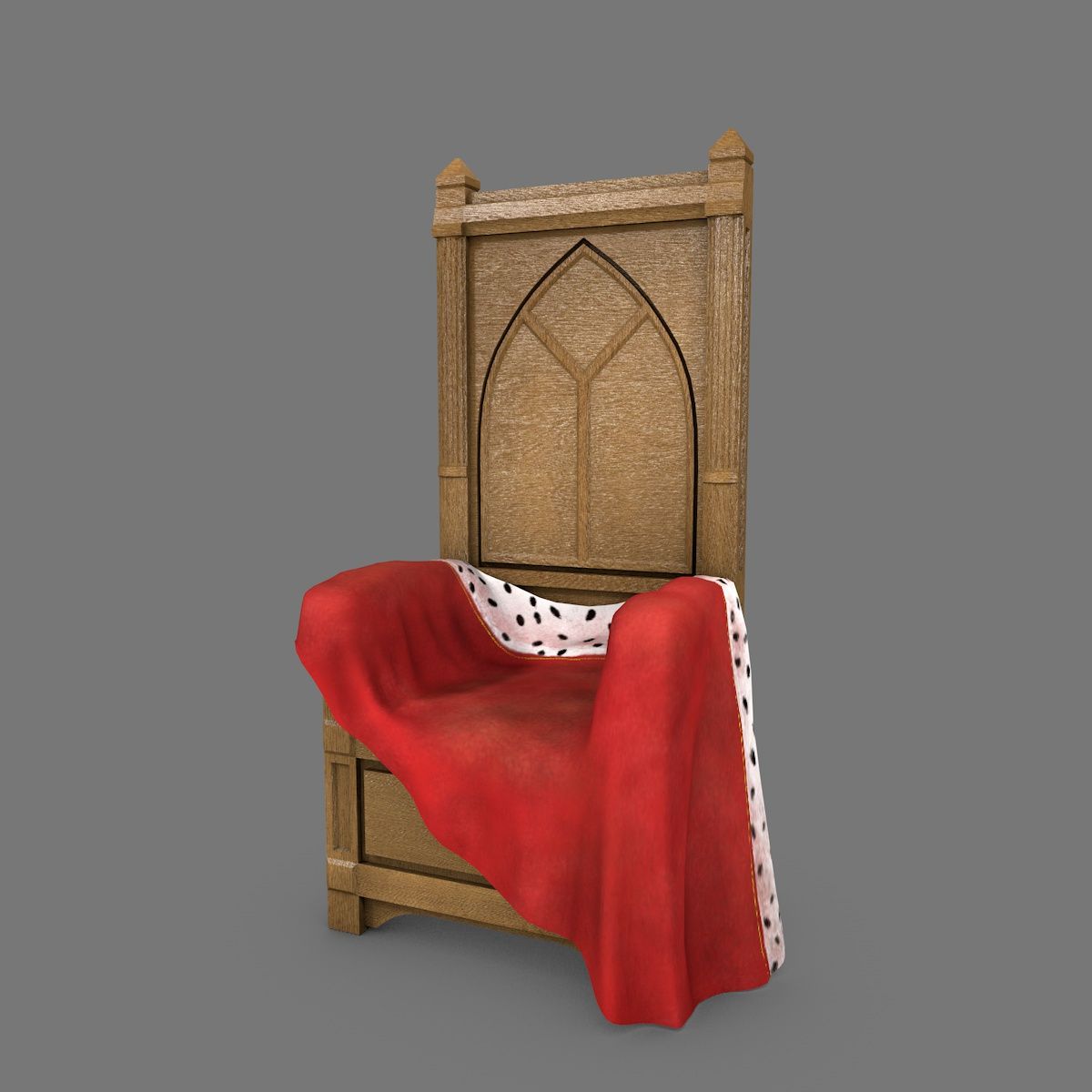 Tahta Taht 3d model