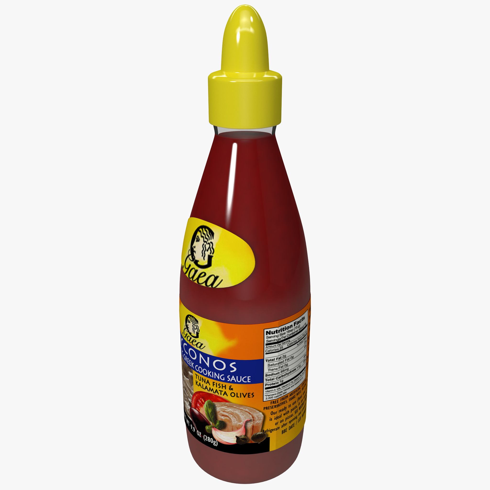 Greek Cooking Sauce 3d model