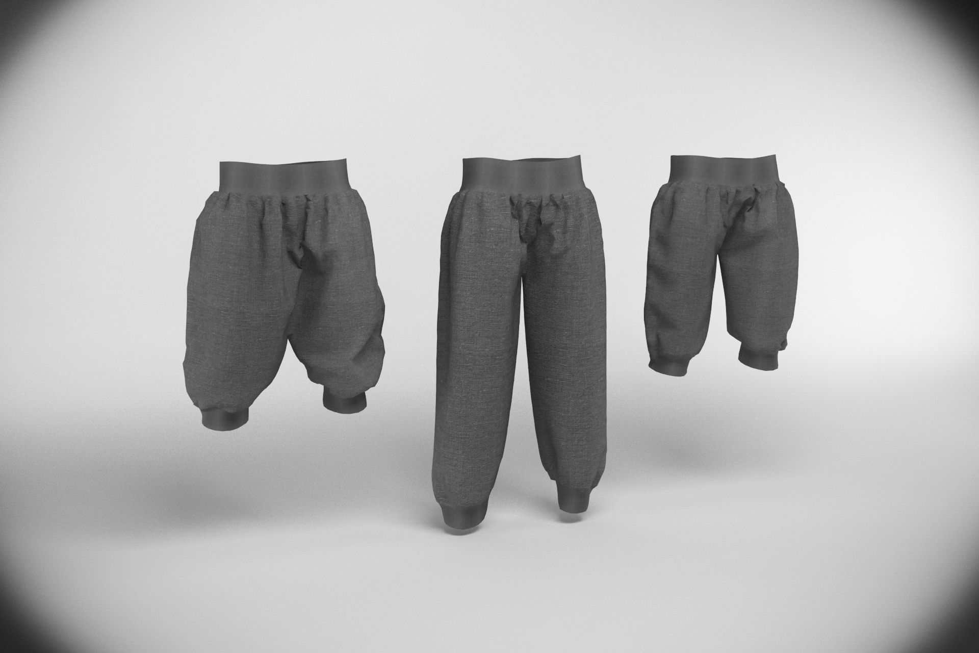 pantalon de sport 3d model