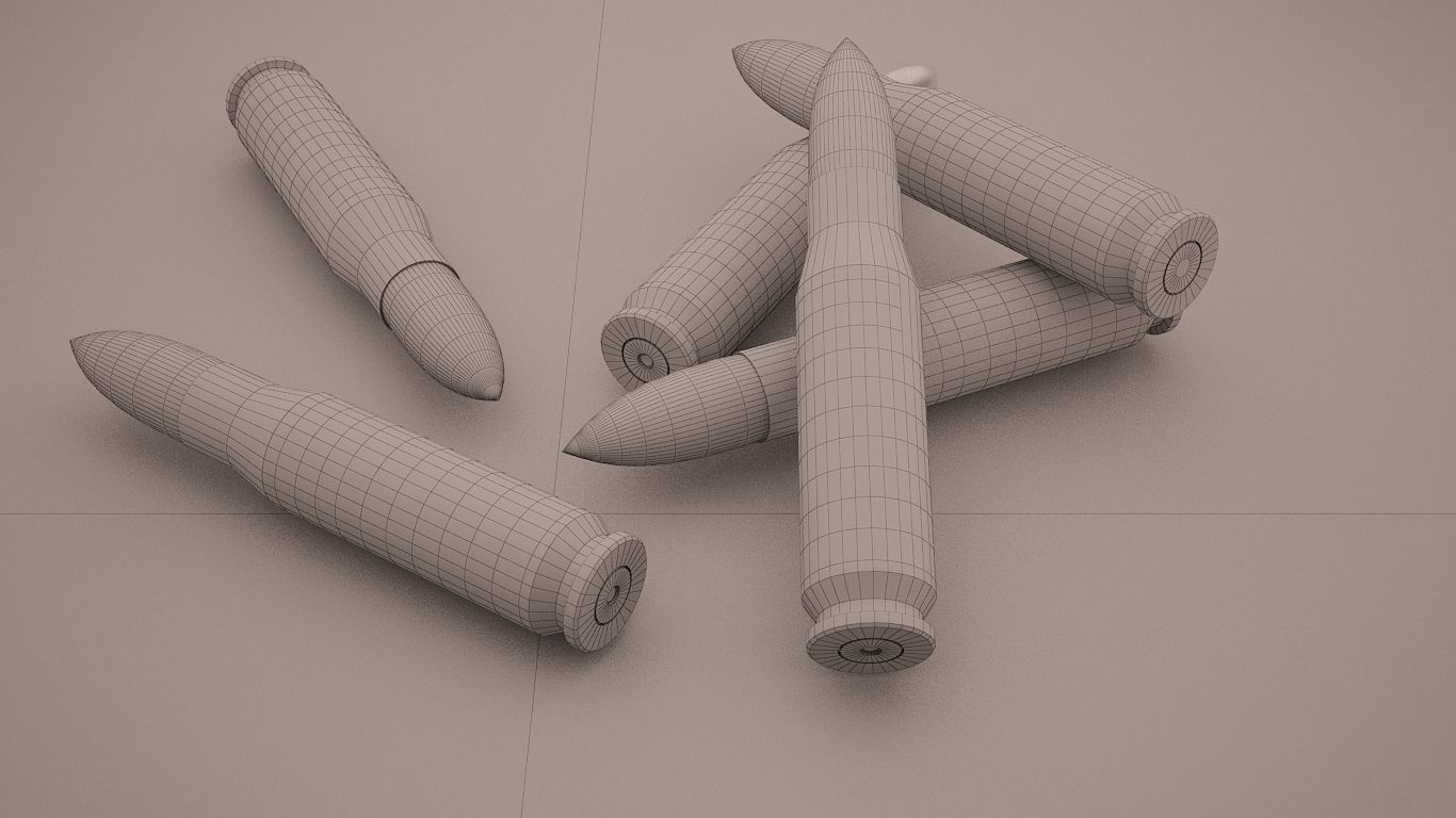 Bullets 3d model