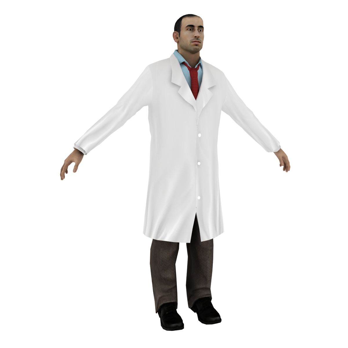 Médico modelo 3d