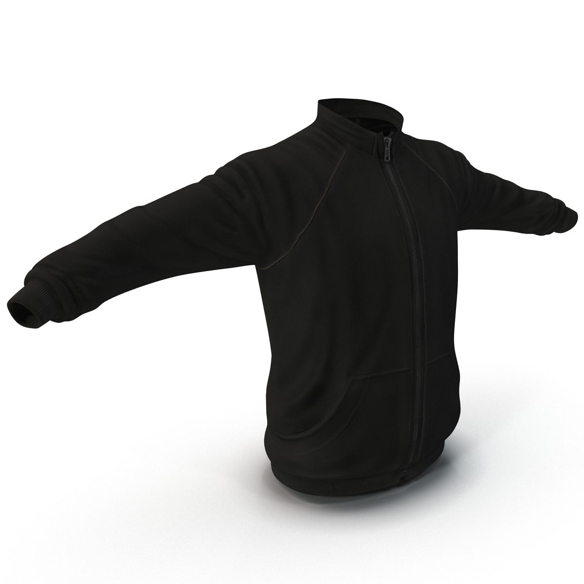 Veste de sport royalty-free 3d model - Preview no. 4