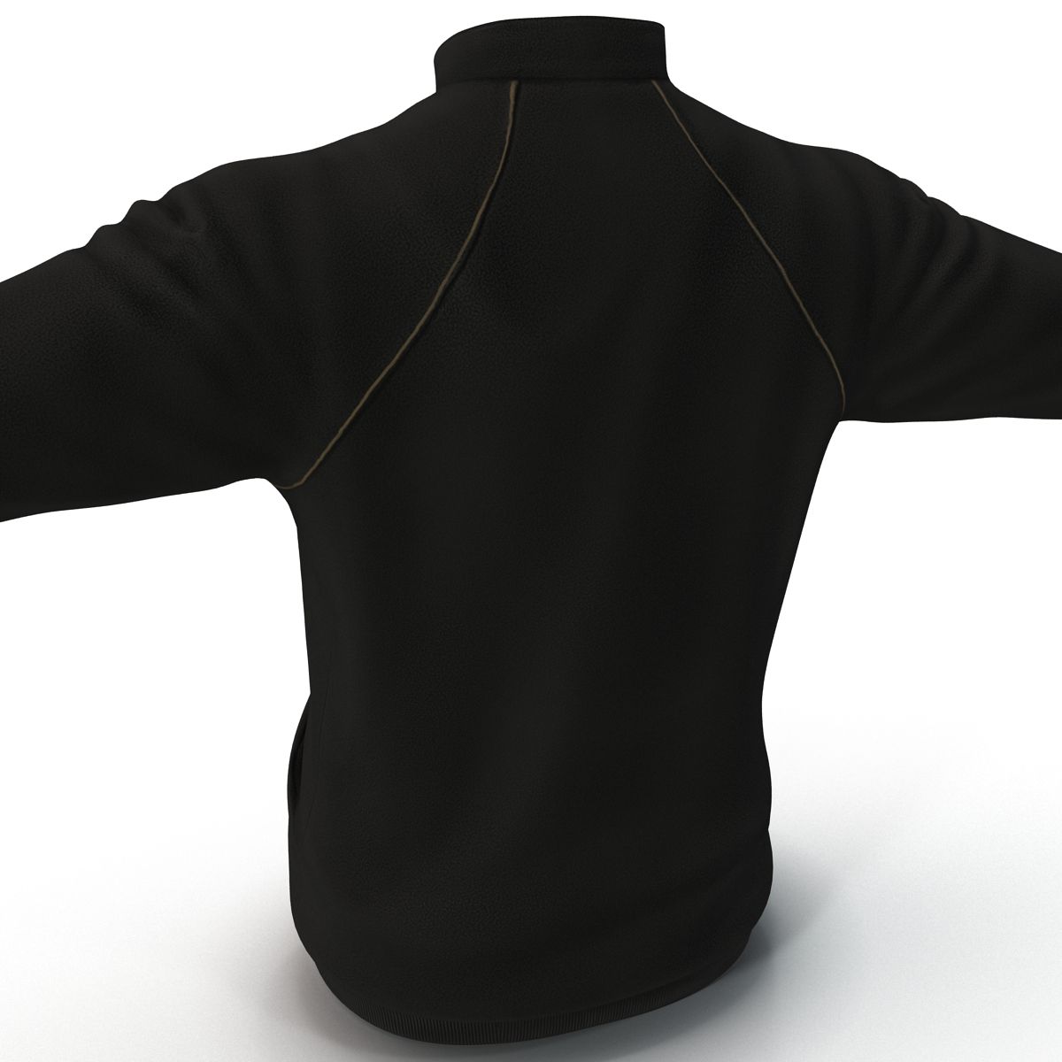 Veste de sport royalty-free 3d model - Preview no. 13