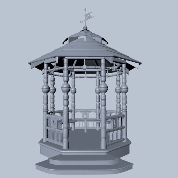 Gazebo 3d model