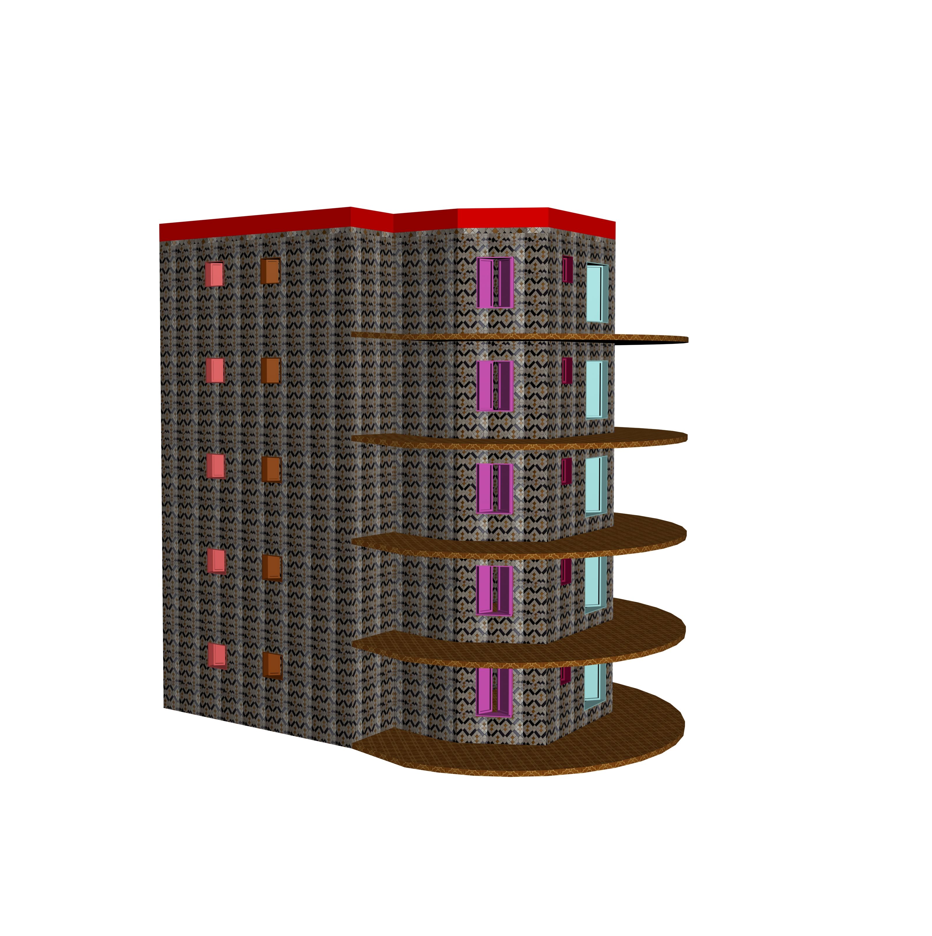 3 boyutlu bina 3d model