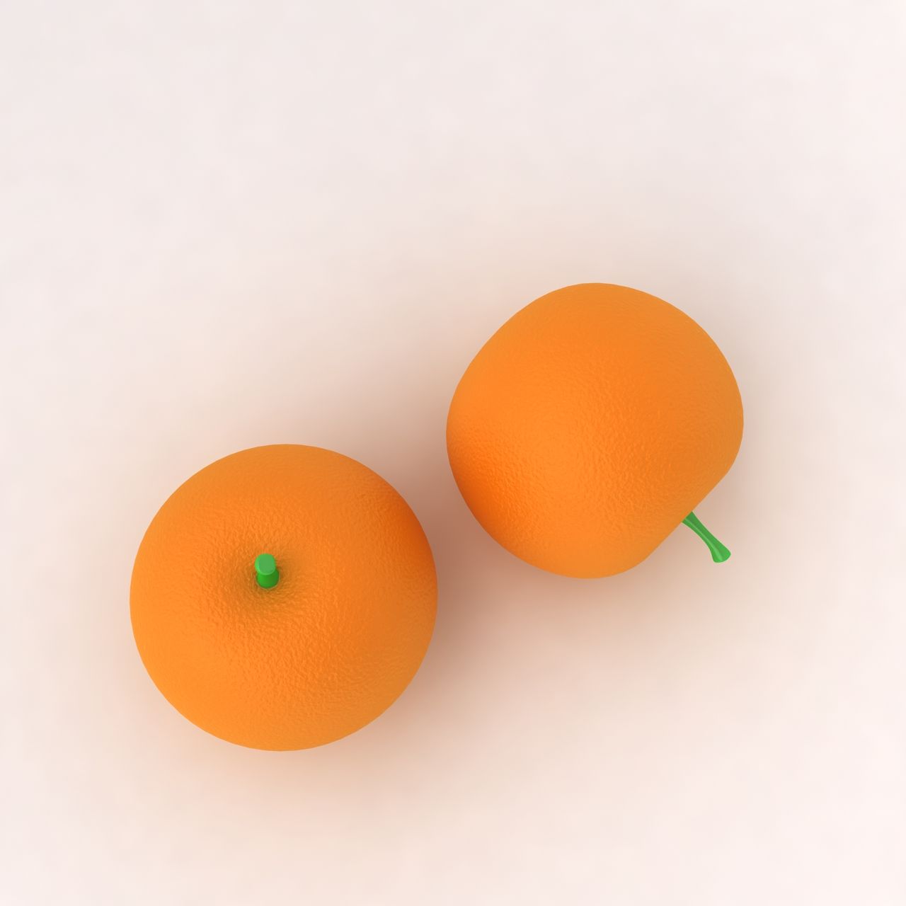 Orange royalty-free 3d model - Preview no. 2