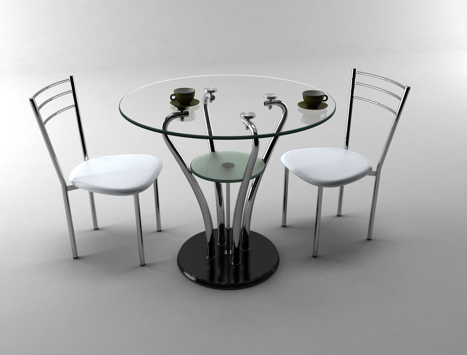 Mesa y silla 7 modelo 3d