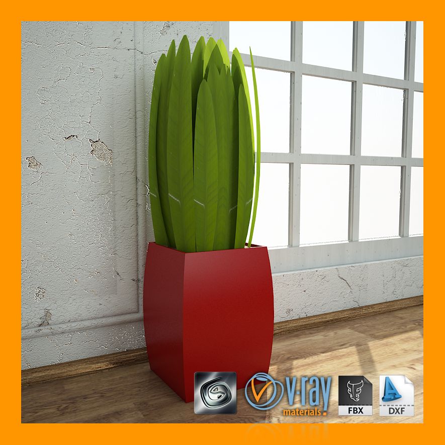 Planta interior 2 3d model