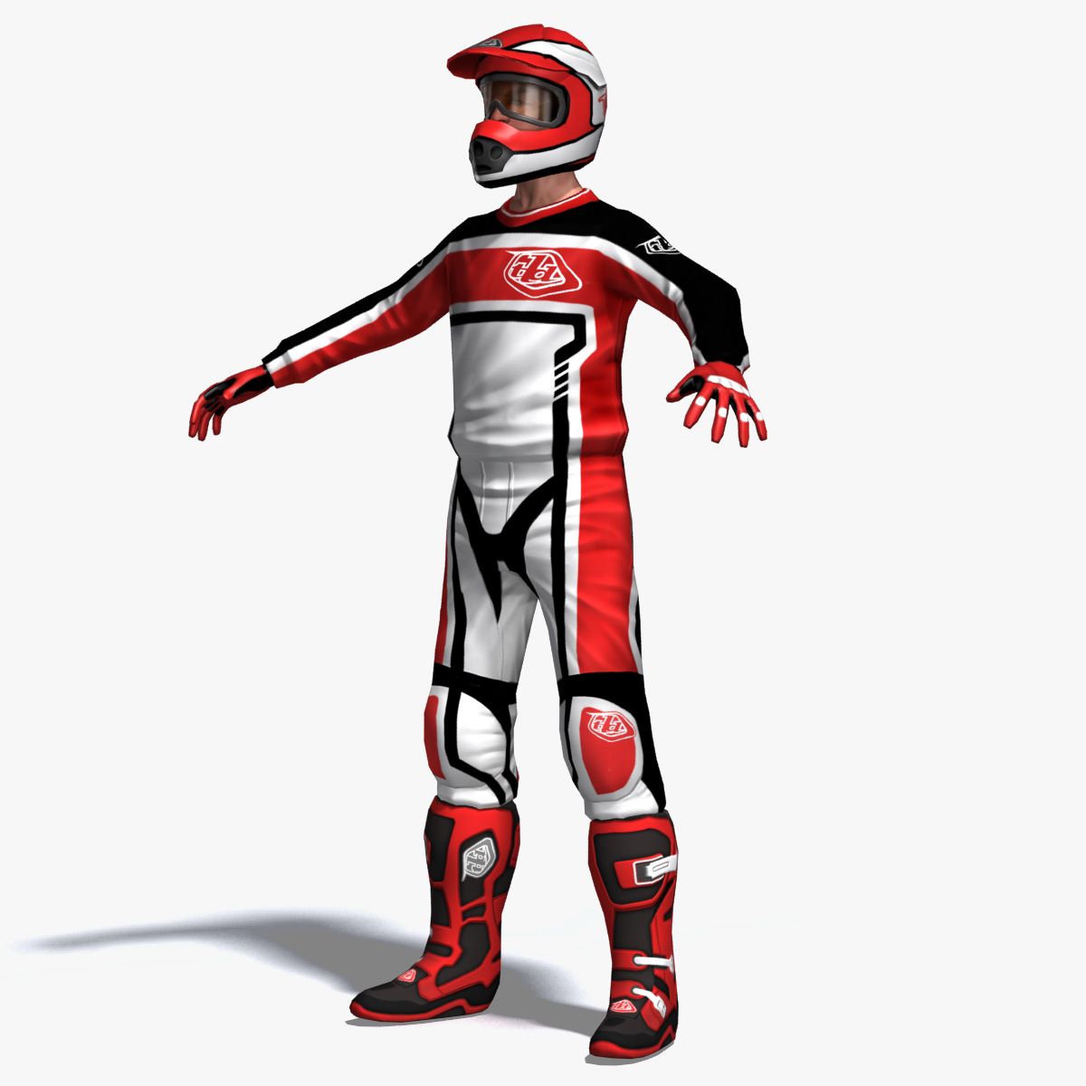 モトクロスライダー 3d model