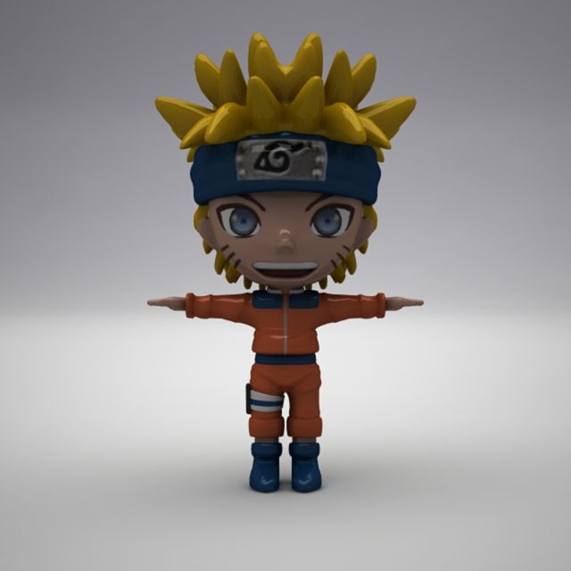 Naruto Uzumaki 3d model