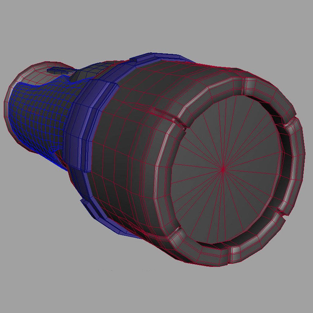 Common Flashlight 3d model