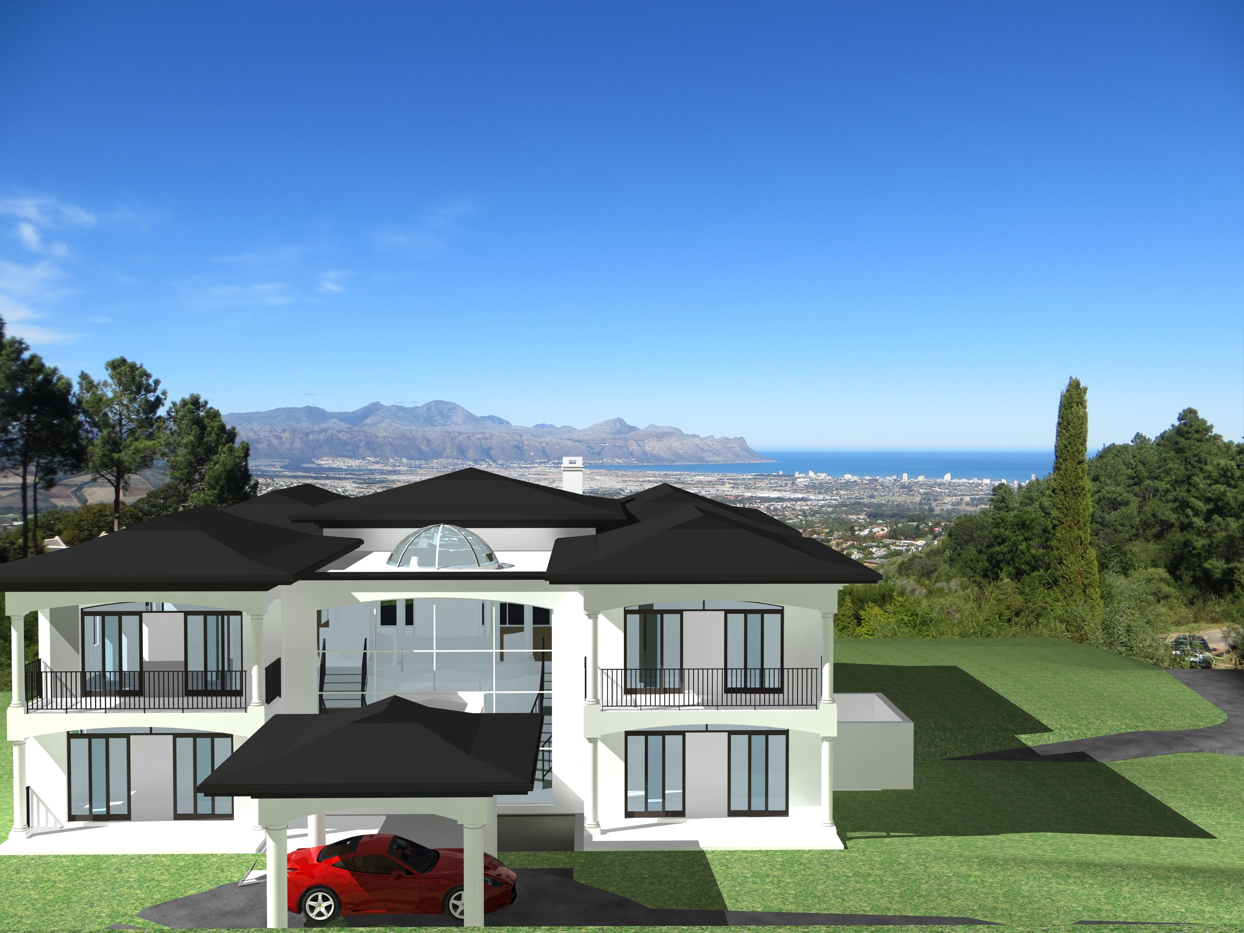 Architecture house 007 3d model