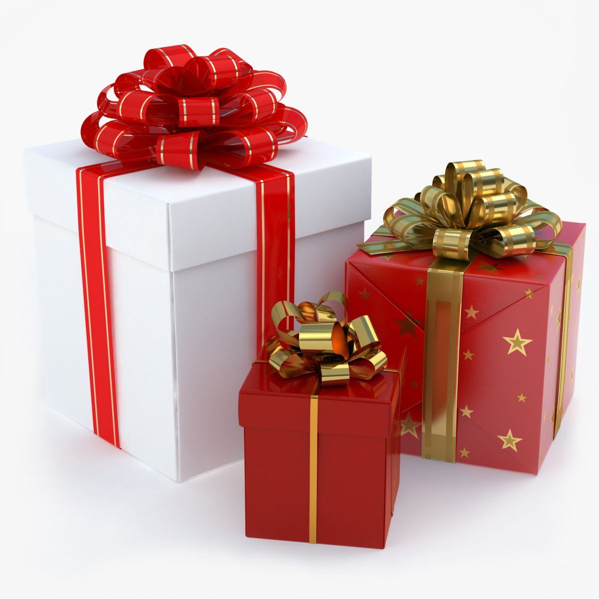 Gift Boxes 3d model