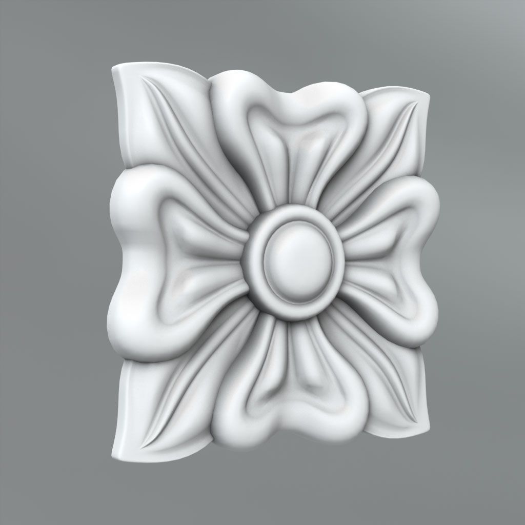 Decorazione quadrata 15 3d model