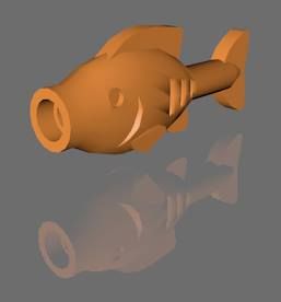 LEGO FISH 3d model